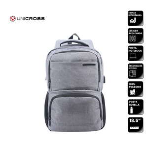 Mochila porta Notebook Unicross Soul 18" USB